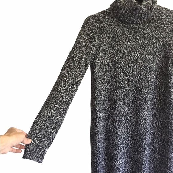 HOBBS London Cotton Turtleneck Long Sleeve Midi Sweater Dress 6 - Picture 4 of 13